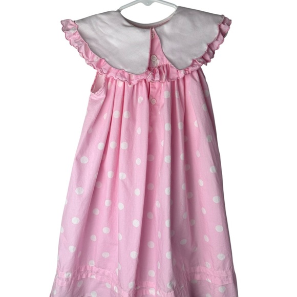 Sophie Dess Creations Paris Vintage Pink Polka Dot Dress for Girls - Picture 5 of 15